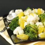 salade brocoli chou fleur orange light