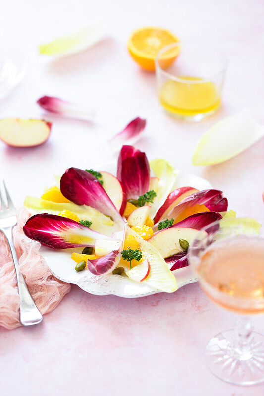 salade endives orange pomme