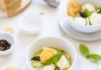 gnocchis ricotta pesto asperges tuiles parmesan recette
