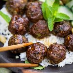 boulettes viande curry vert ricotta