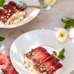 rhubarbe rotie dessert facile