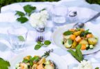 salade pommes de terre primeurs provence tapenade vete melon concombre