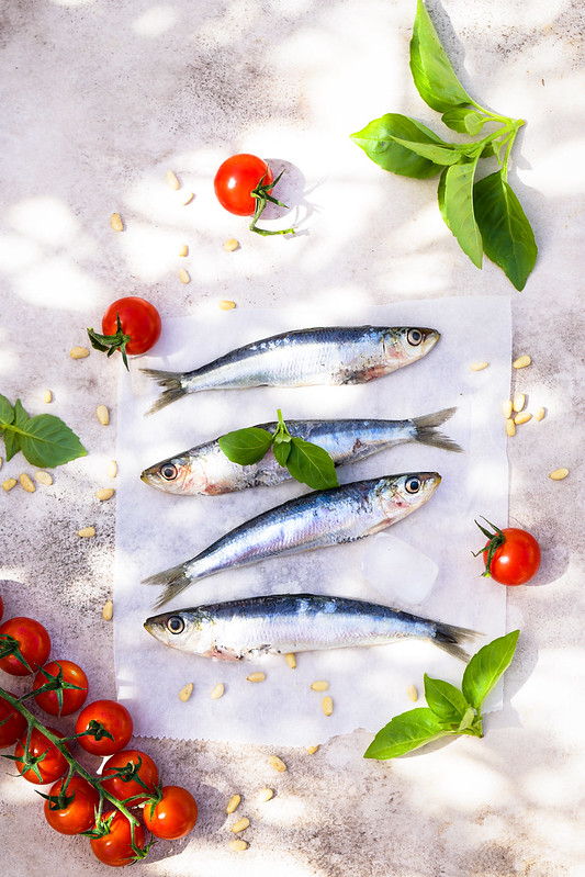 boulettes sardines au four pesto tomates