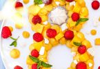 gateau chiffre mangue passion recette facile