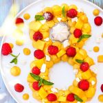 gateau chiffre mangue passion recette facile