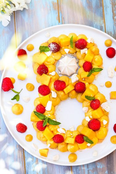 gateau chiffre mangue passion recette facile