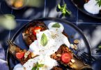 aubergines farcie lentilles recette vegan