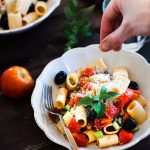 pates tomates crues olives recette italienne