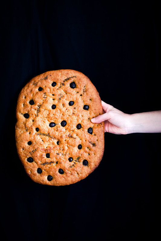 focaccia farine complete olive recette facile