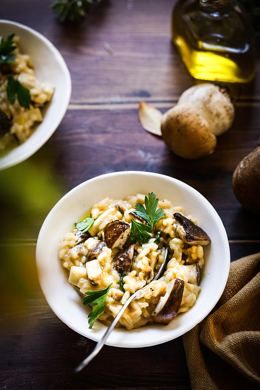 risotto cepes recette italienne video facile