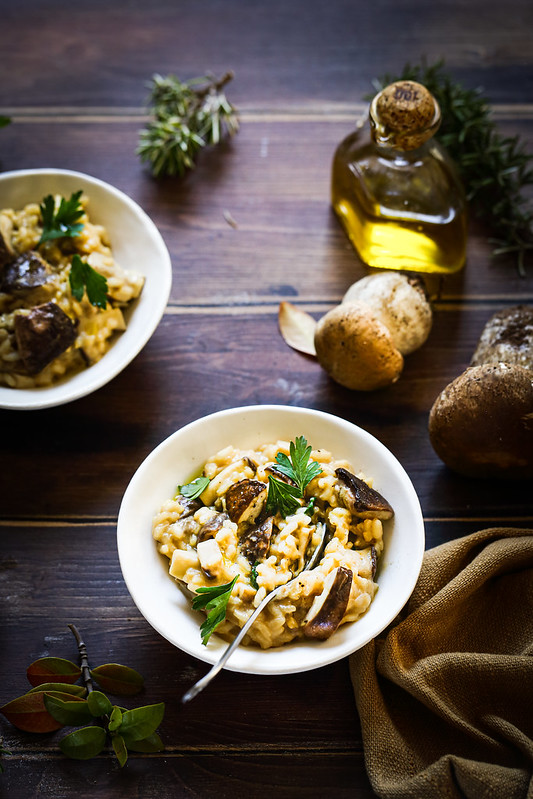 risotto champignons cepes recette video