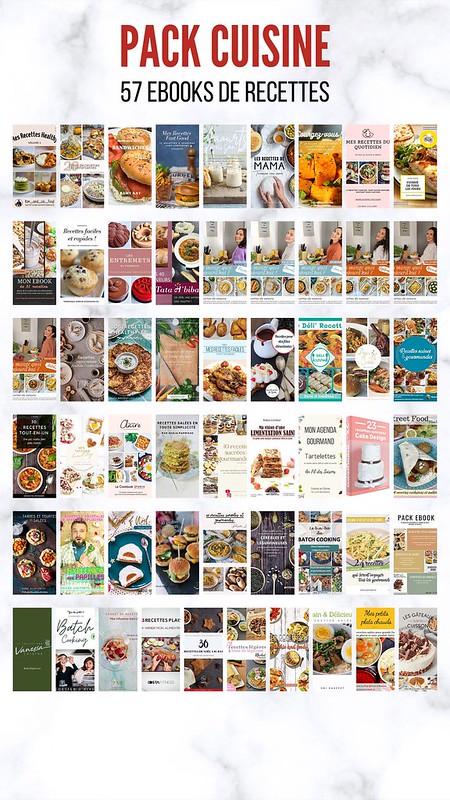 57 ebooks cuisine 29 euros offre exceptionnelle