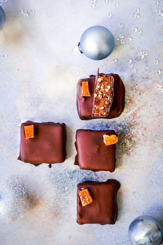 chocolats orange noisette recette sans laitages