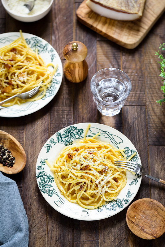 Spaghettis aux légumes racines - Régal