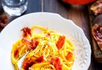 pates carbonara chips jambon recette italienne