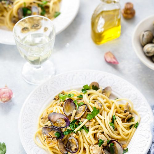 pates spaghetti vongole recette video