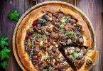tarte pizza champignons coppa recette