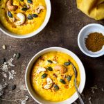 veloute courge carotte coco curry recette vegan