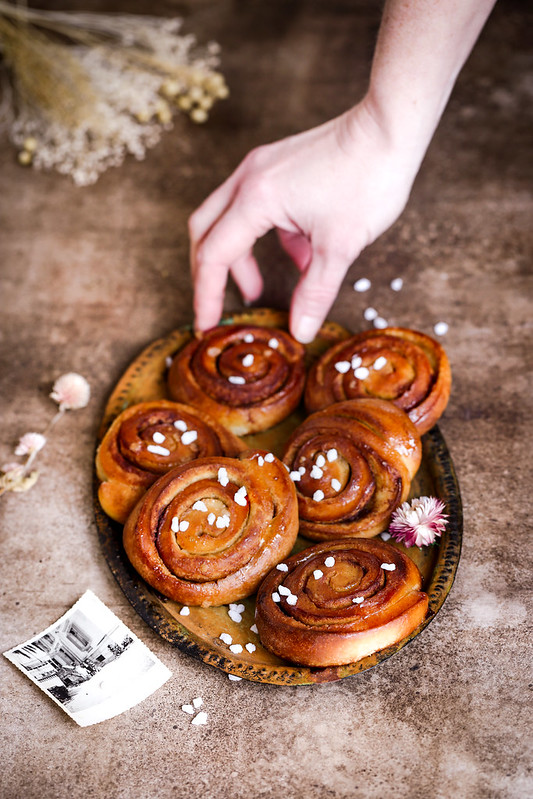 brioches roulees cannelle sans oeufs recette