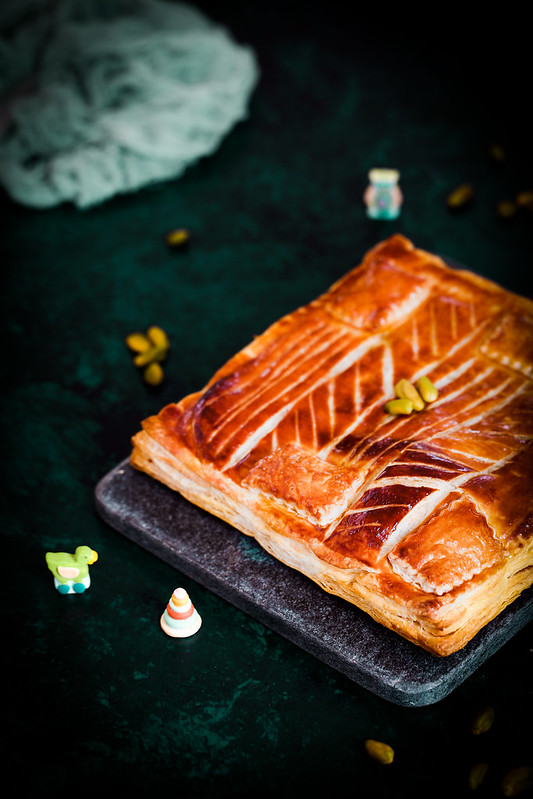 Galette des rois à la pistache - Recette facile - Un déjeuner de