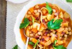 minestrone pois chiches legumes recette sardaigne