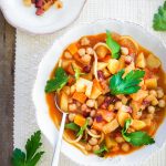 minestrone pois chiches legumes recette sardaigne