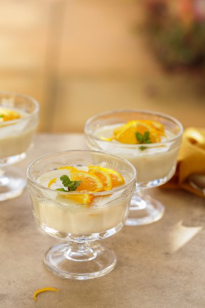 Flan libanais à la fleur d’oranger (mouhallabieh)