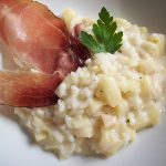 risotto fromage taleggio pomme speck