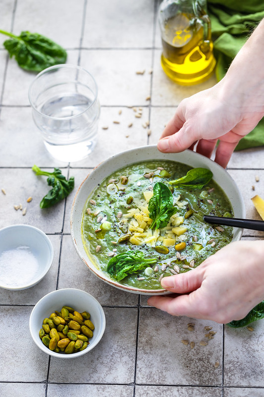 soupe topinambour epinards poireaux recette