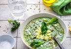 soupe topinambour poireau epinards recette legere