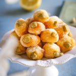castagnole beignets fourres creme pistache recette facile