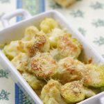 gratin chou fleur choux bruxlles pecorino anchois recette