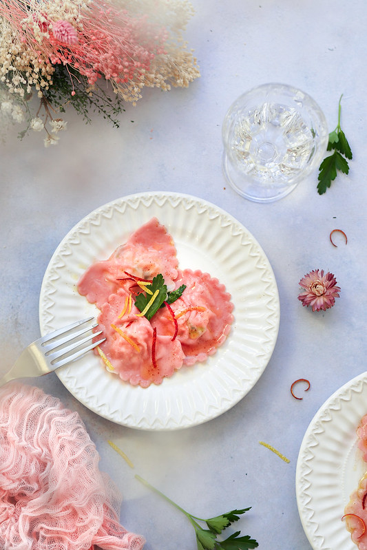 raviolis saumon ricotta recette video