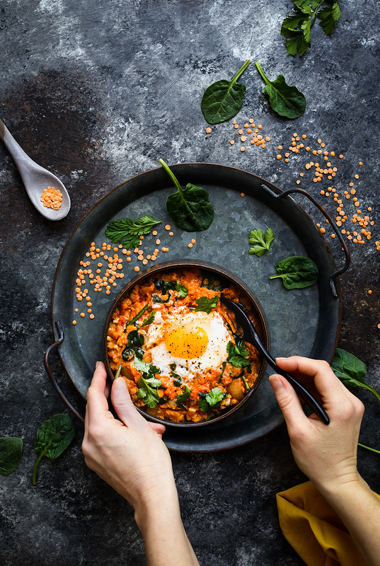 dahl lentilles oeufs recette rapide