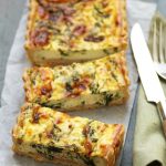 quiche ricotta gorgonzola cresson