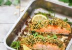 filet saumon croute herbes