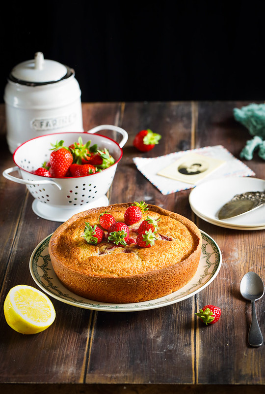 gateau yaourt fraises recette video