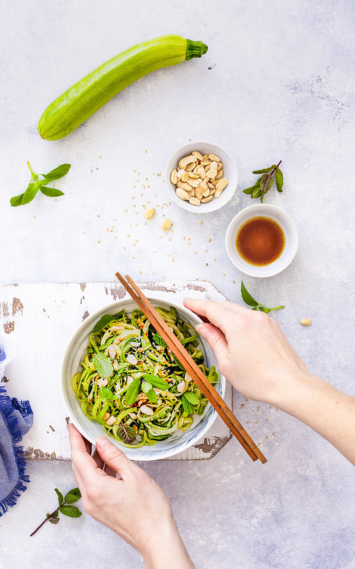 salade courgettes spirale