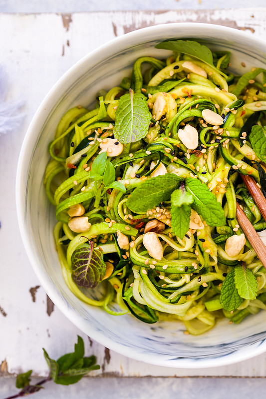 salade de courgettes crues