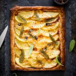 tarte fine pommes terre sauge facile