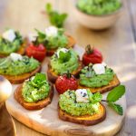 tartine patate douce sans gluten houmous petits pois