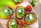 tartine patate douce petits pois chevre facile sans gluten