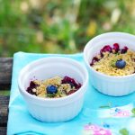 crumble fruits rouges mais recette facile