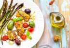 poulet roti asperges feta olives recette express