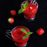 soupe fraise menthe recette legere