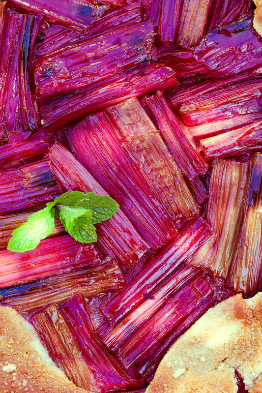 tarte rhubarbe sans moule facile