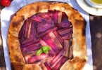 tarte rustique rhubarbe sans moule sans oeufs