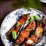 aubergines farcies tomate mozzarella recette italienne