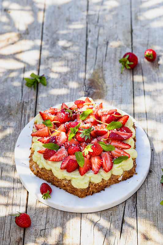 entremets coco citron vert sans gluten