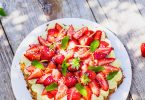 entremets coco citron vert fraise vegan facile